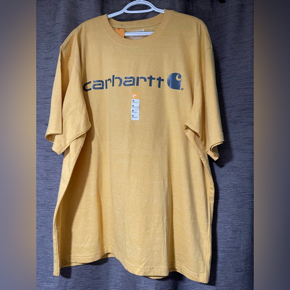Carhartt Men's Yellow Short Sleeve Tee